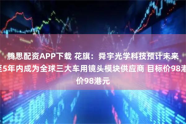 腾思配资APP下载 花旗：舜宇光学科技预计未来3至5年内成为全球三大车用镜头模块供应商 目标价98港元