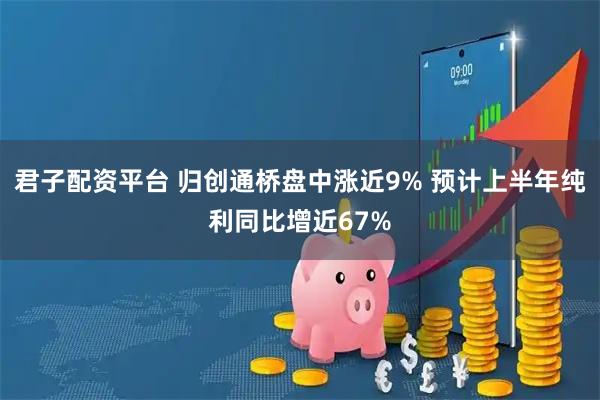 君子配资平台 归创通桥盘中涨近9% 预计上半年纯利同比增近67%