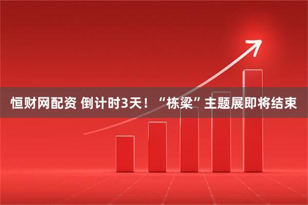 恒财网配资 倒计时3天！“栋梁”主题展即将结束