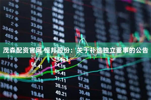 茂森配资官网 恒邦股份：关于补选独立董事的公告